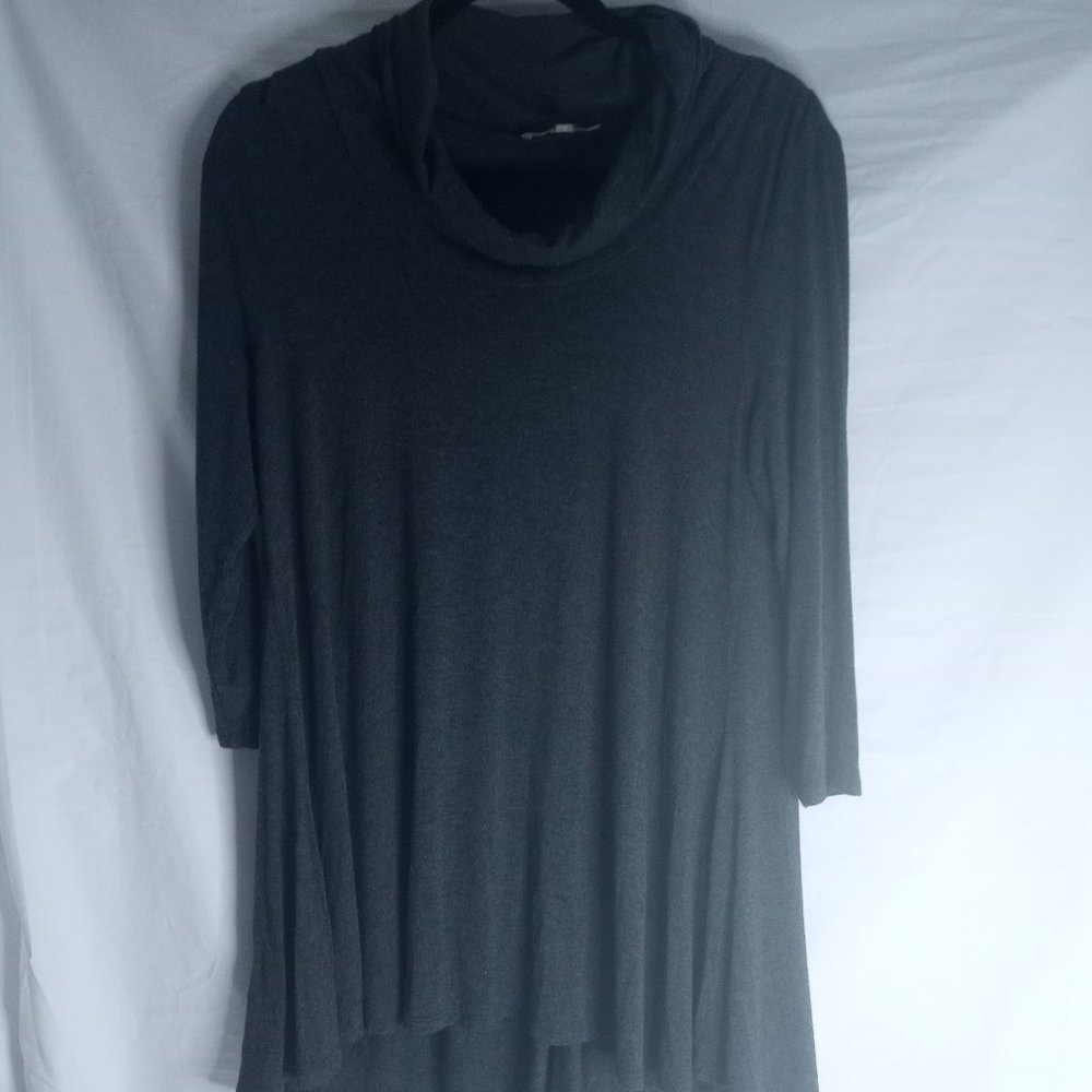 Womens M Joan Vass Studio Turtleneck Sweater Dress